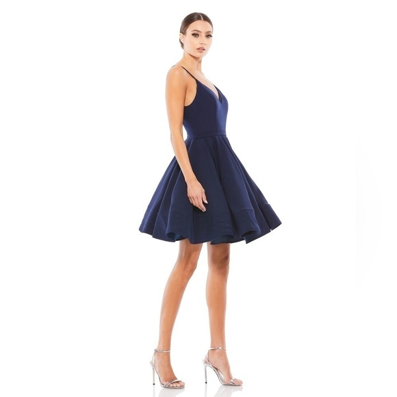 IEENA FOR MAC DUGGAL Low Back A-Line Party Dress - Picture 2 of 7